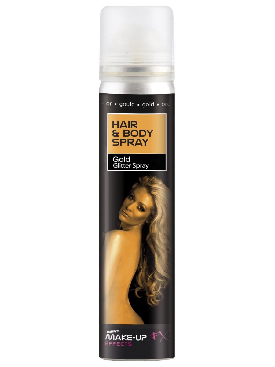 Glitter Hair & Body Spray Gold