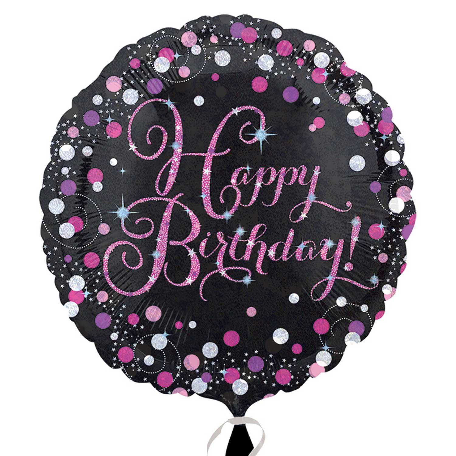Foil Balloon Pink Celebration Happy Birthday