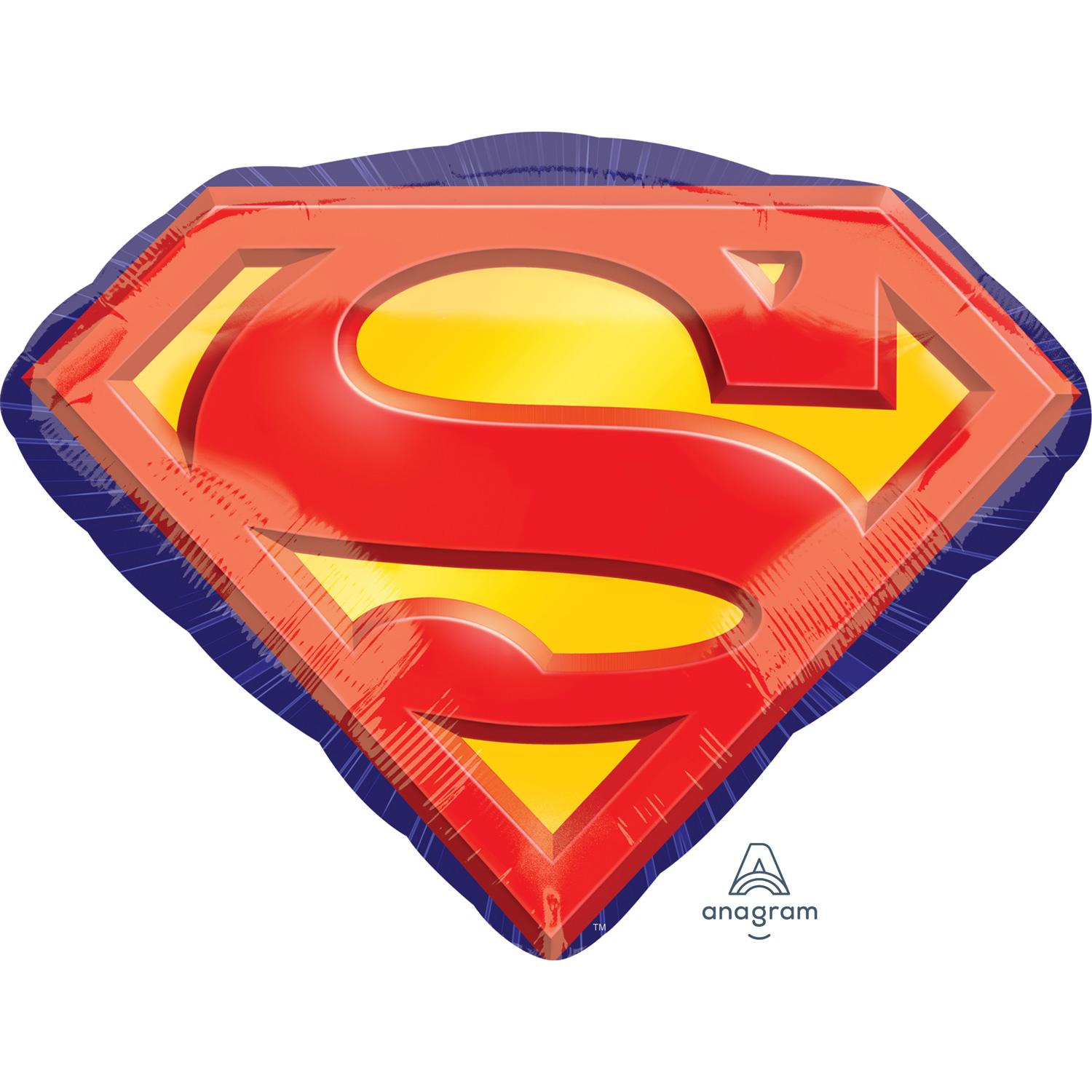 Supershape Foil Balloon Superman Emblem