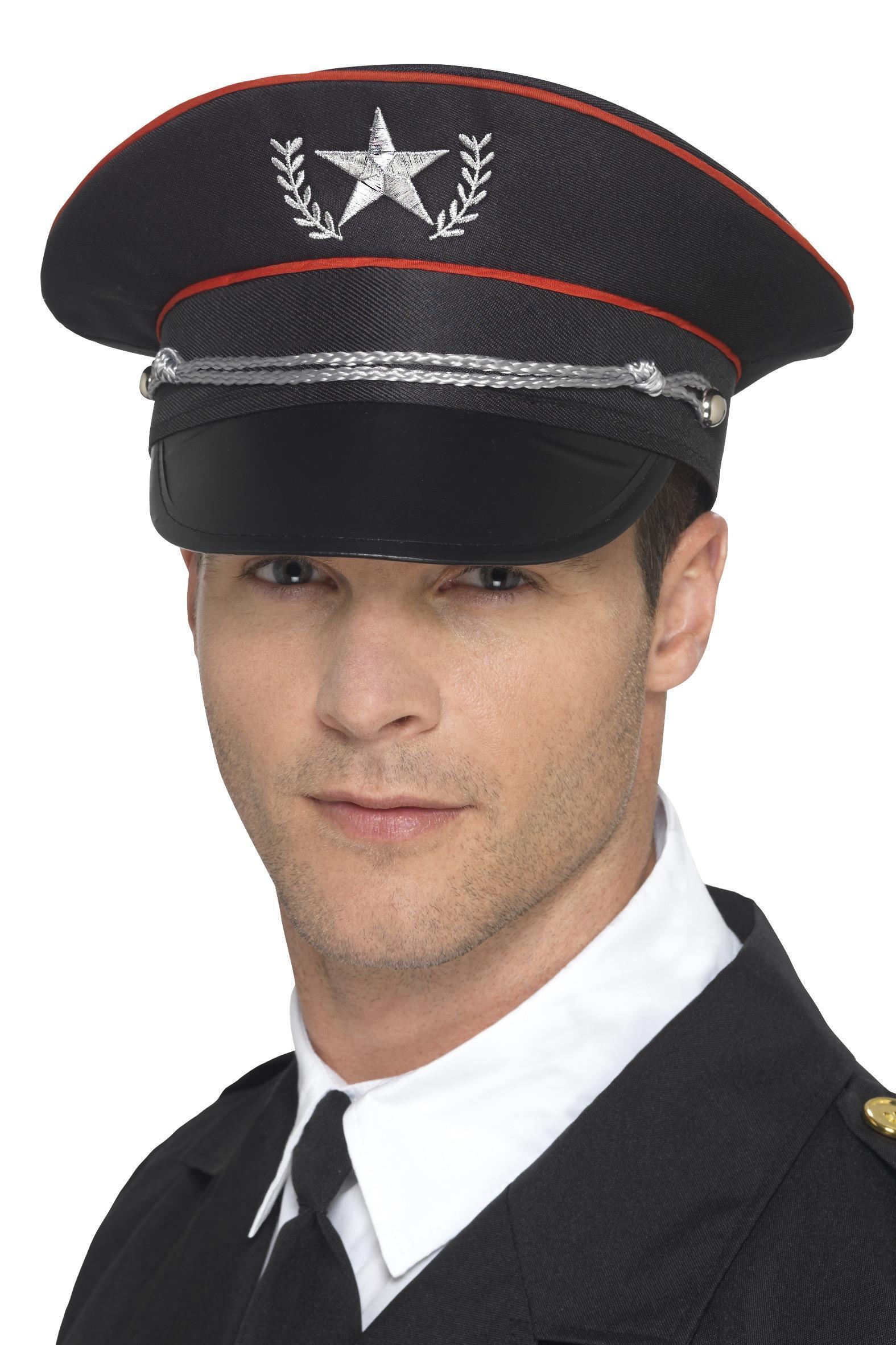 Deluxe Military Hat Black