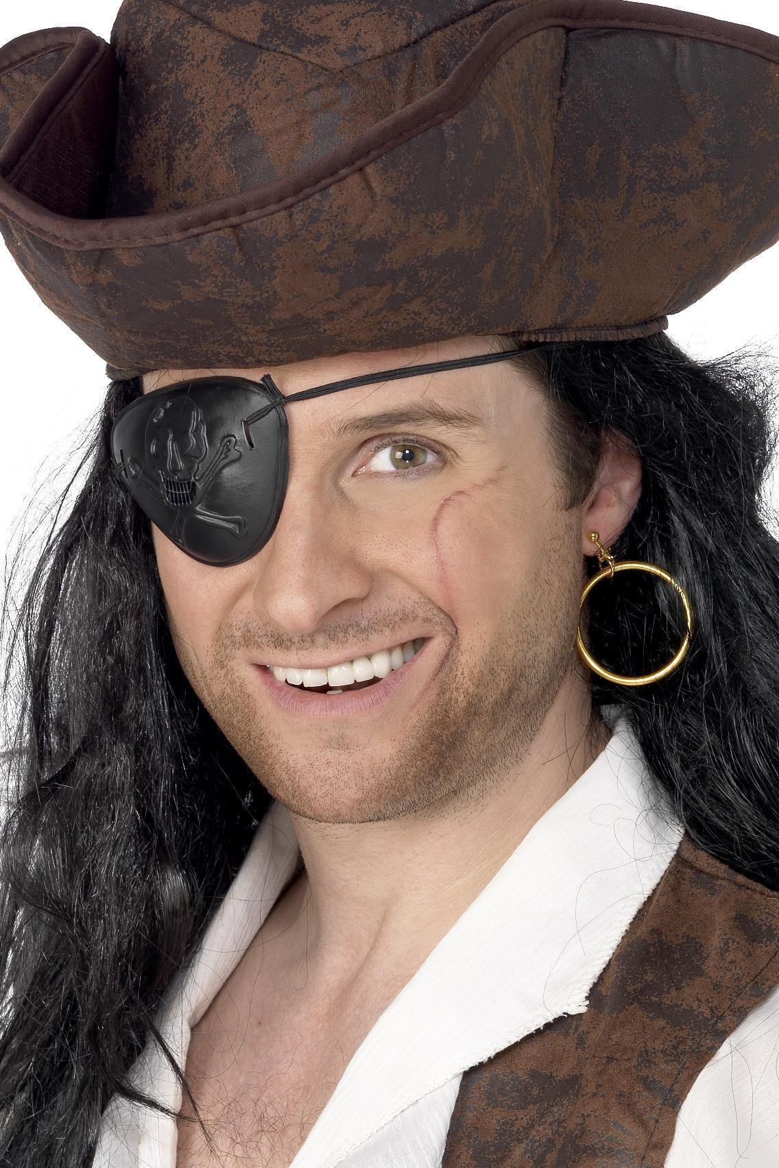 Pirate Eyepatch & Earring Set