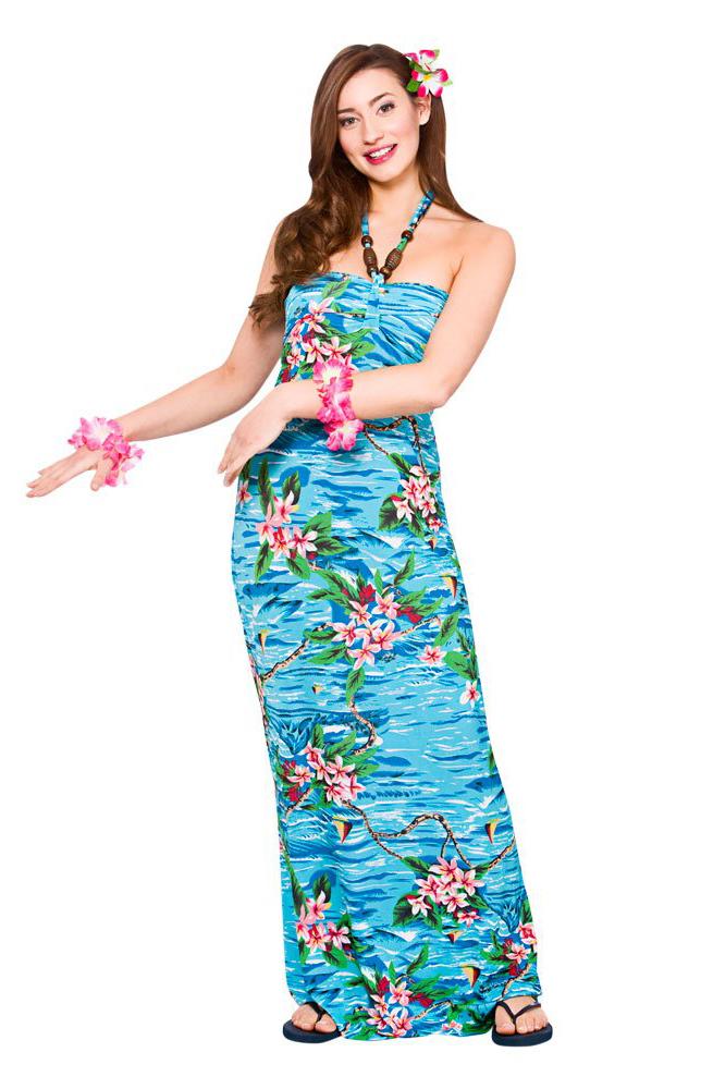 Hawaiian dress maxi shop