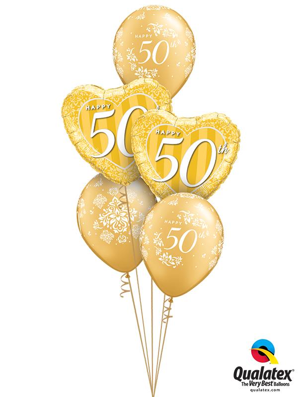 50th Anniversary Classic Balloon Bouquet