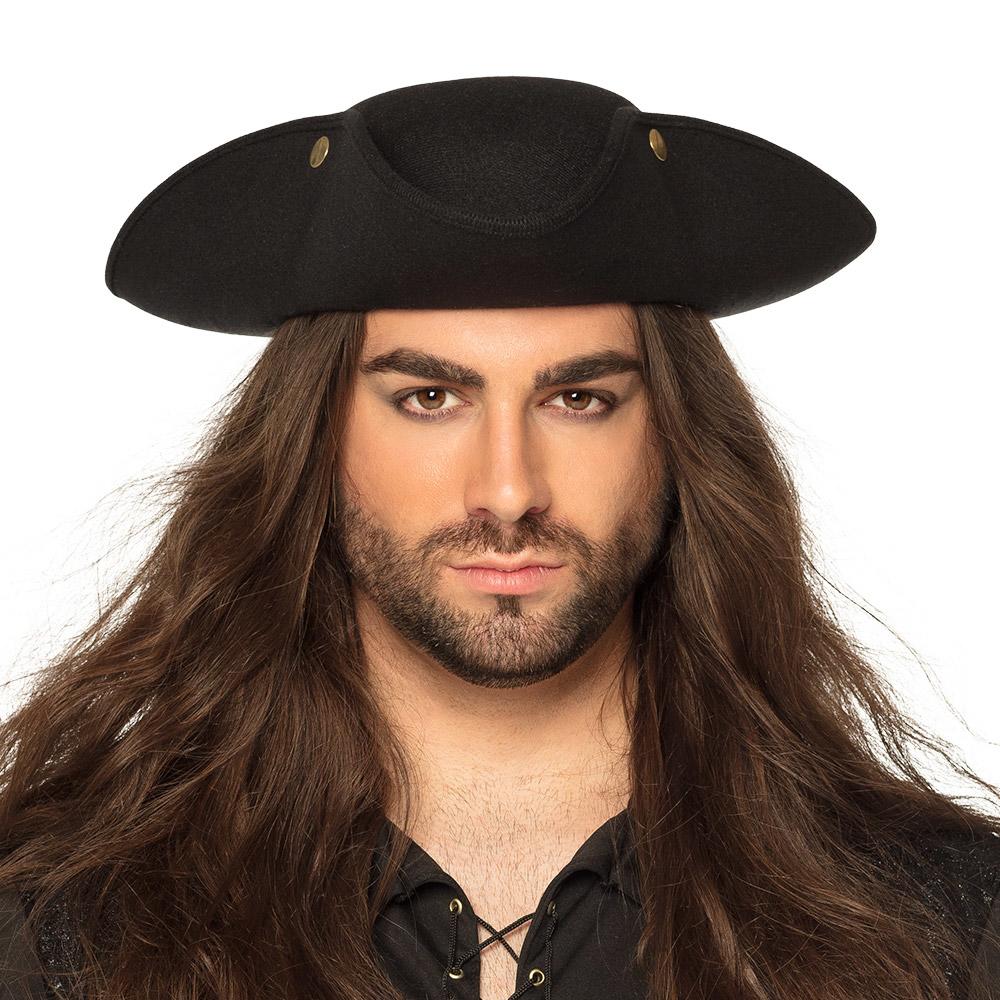 William Pirate Hat Black