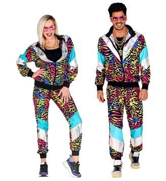 80s Neon Party Animal Shell Suit Unisex Costume