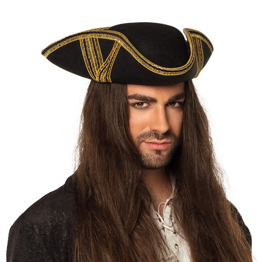 Pirate Royal Fortune Hat Gold Trim