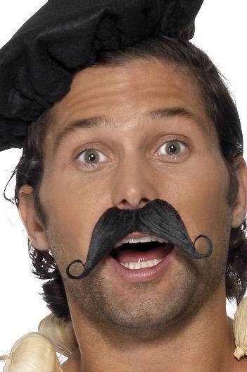 Frenchman Moustache Black