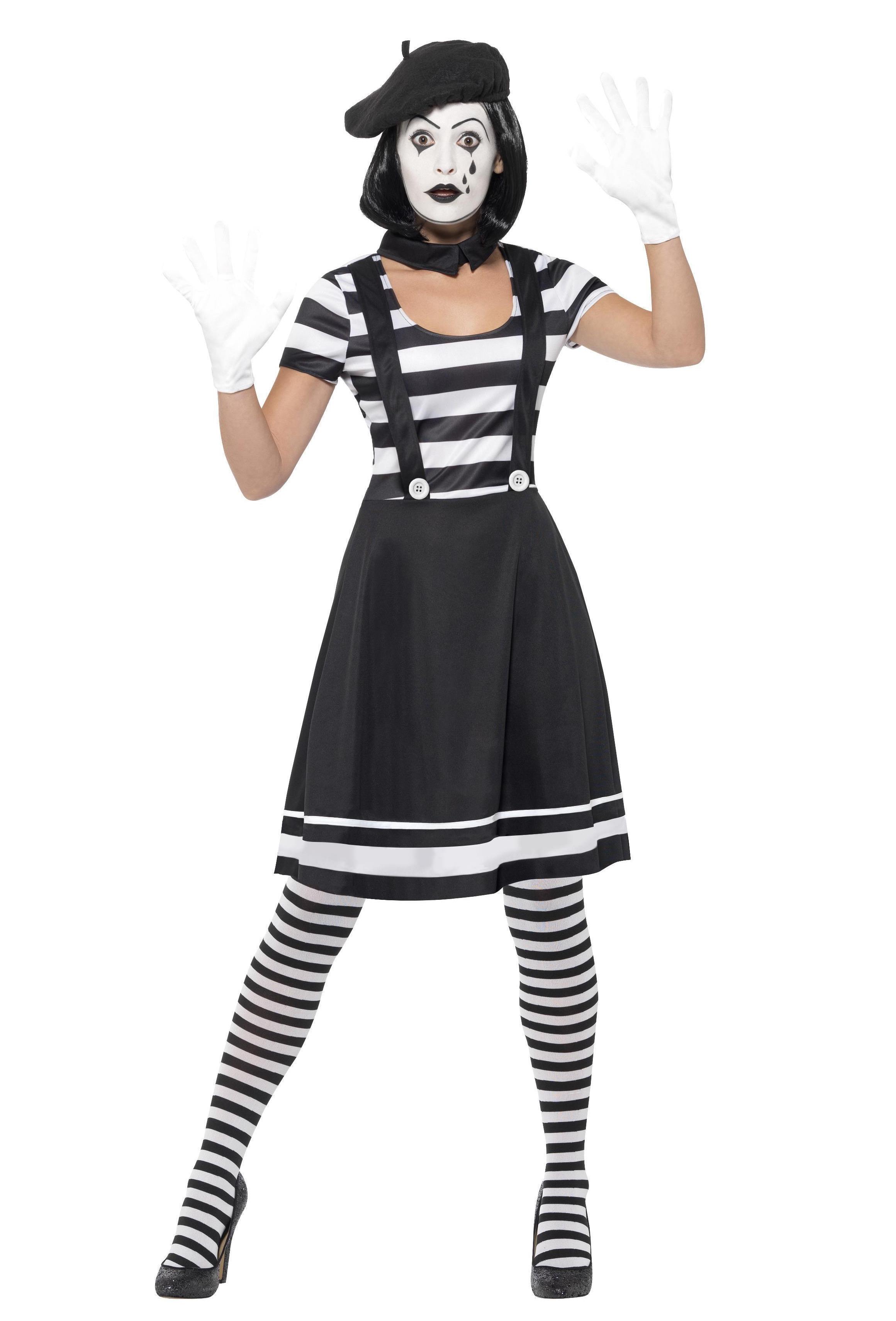 Lady Mime Artist Costume