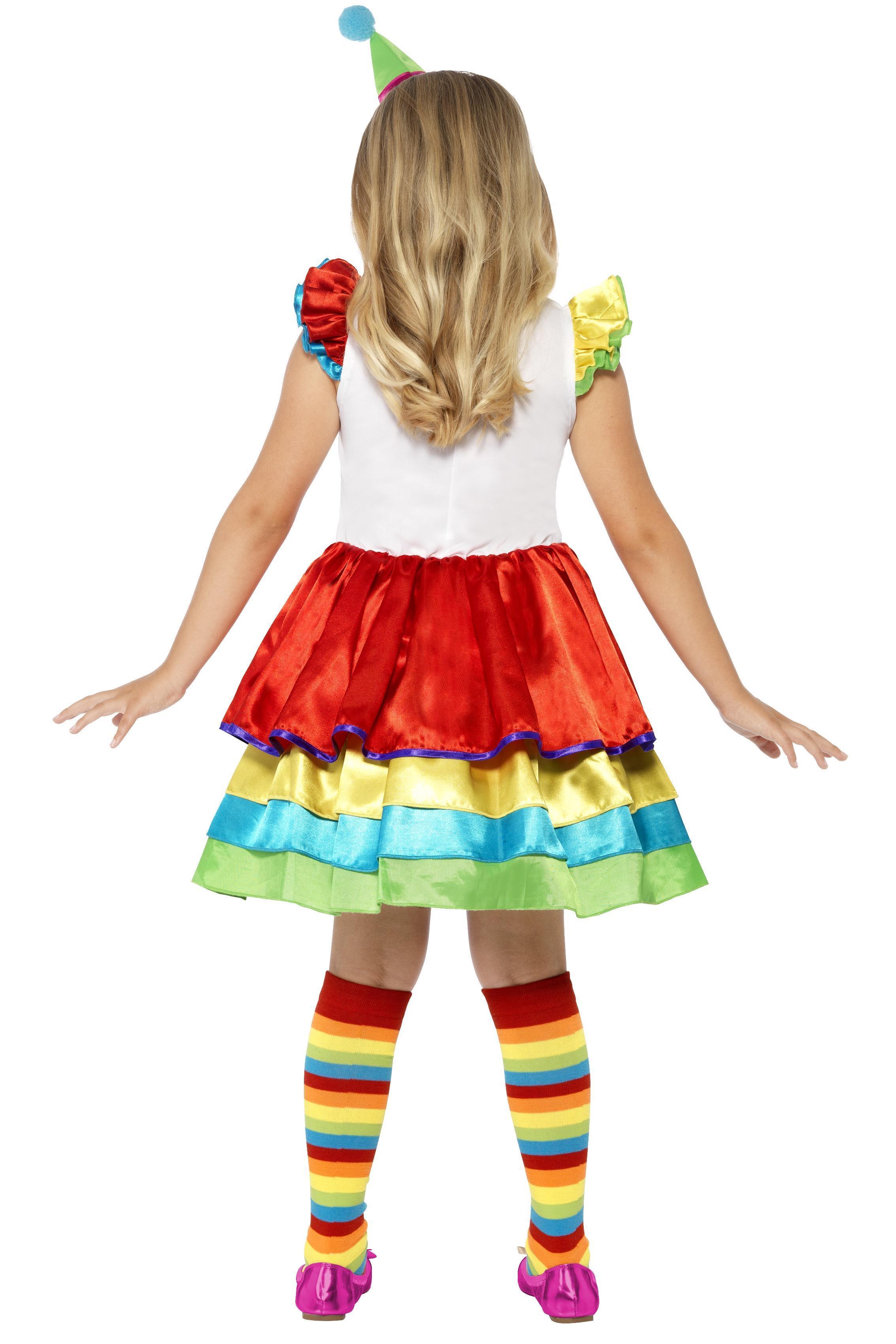 Kids Clown Girl Costume Deluxe