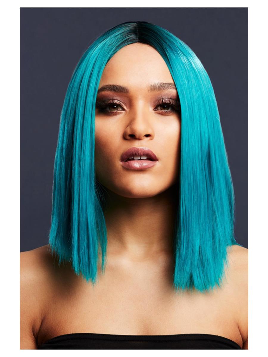 Fever Kylie Wig Teal Two Toned Blend