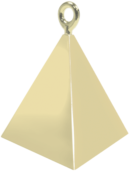 Pyramid Balloon Weight Soft Gold
