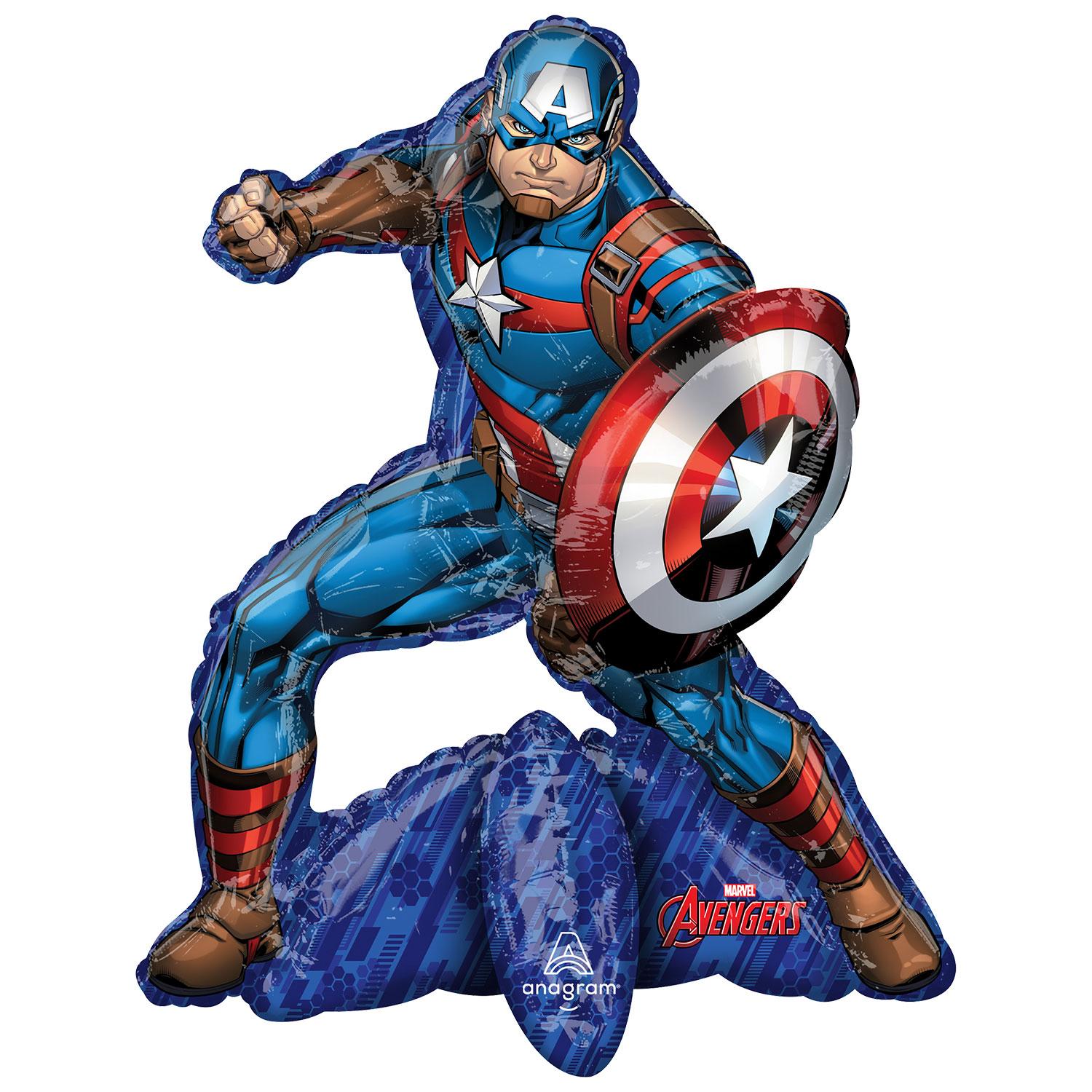 Avengers Captain America Air-filled Sitter Balloon