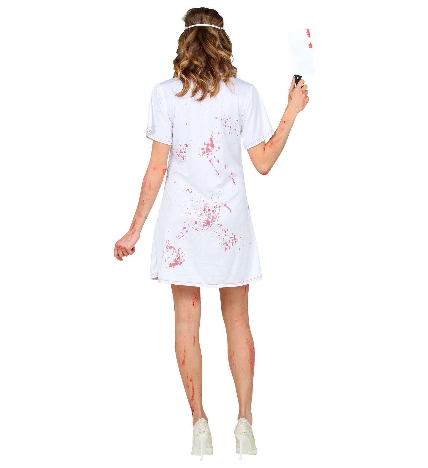 Zombie Scrub Nurse Costume Adult Green main image 0