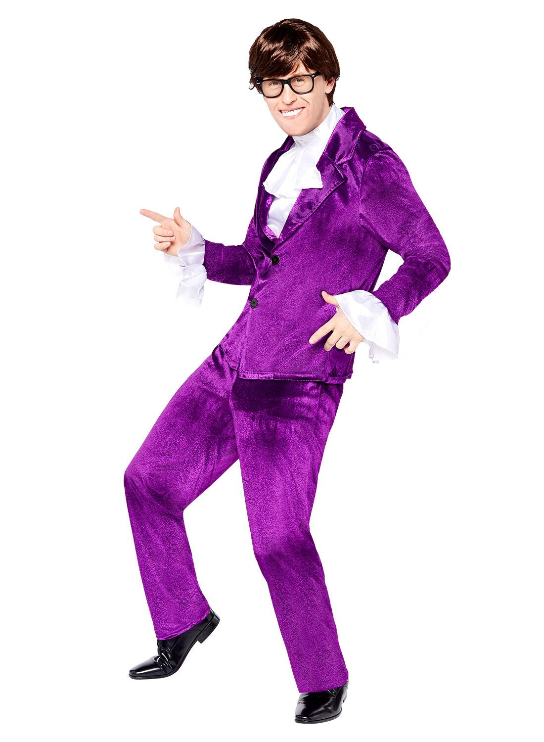 60's Purple Groovy Lover Costume 60's Purple Groovy Lover Costume