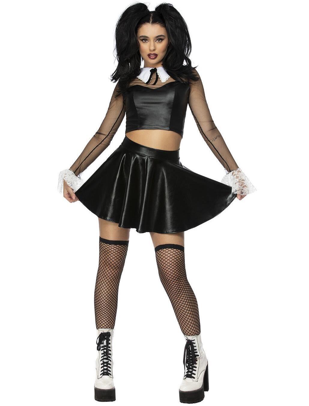 Dreamgirl Gothic Schoolgirl-Themed Bedroom Costume Set