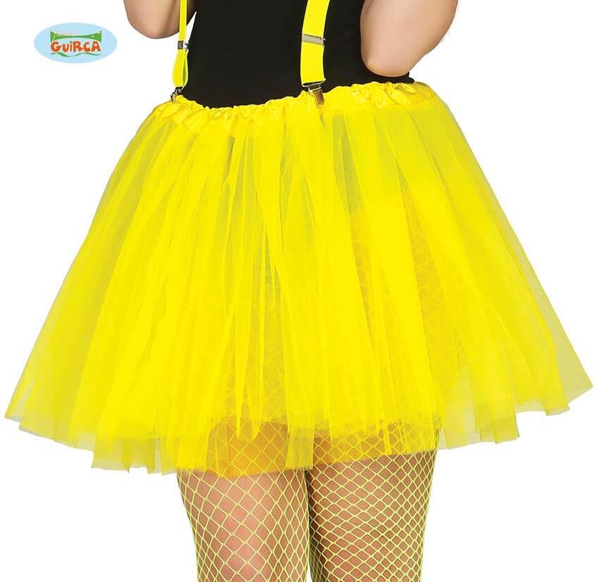 Adult Tutu Neon Yellow 40cm