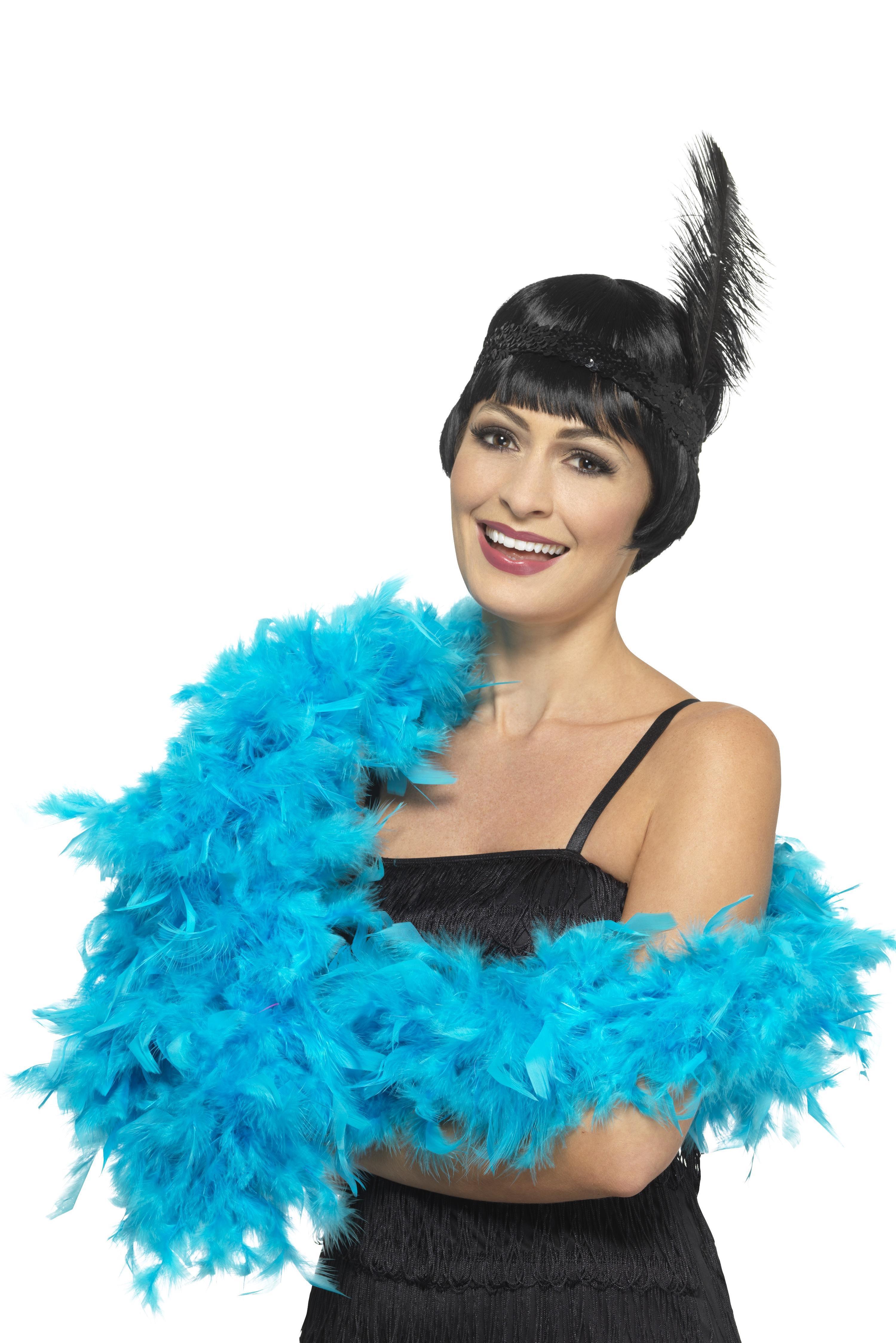 Deluxe Feather Boa Turquoise