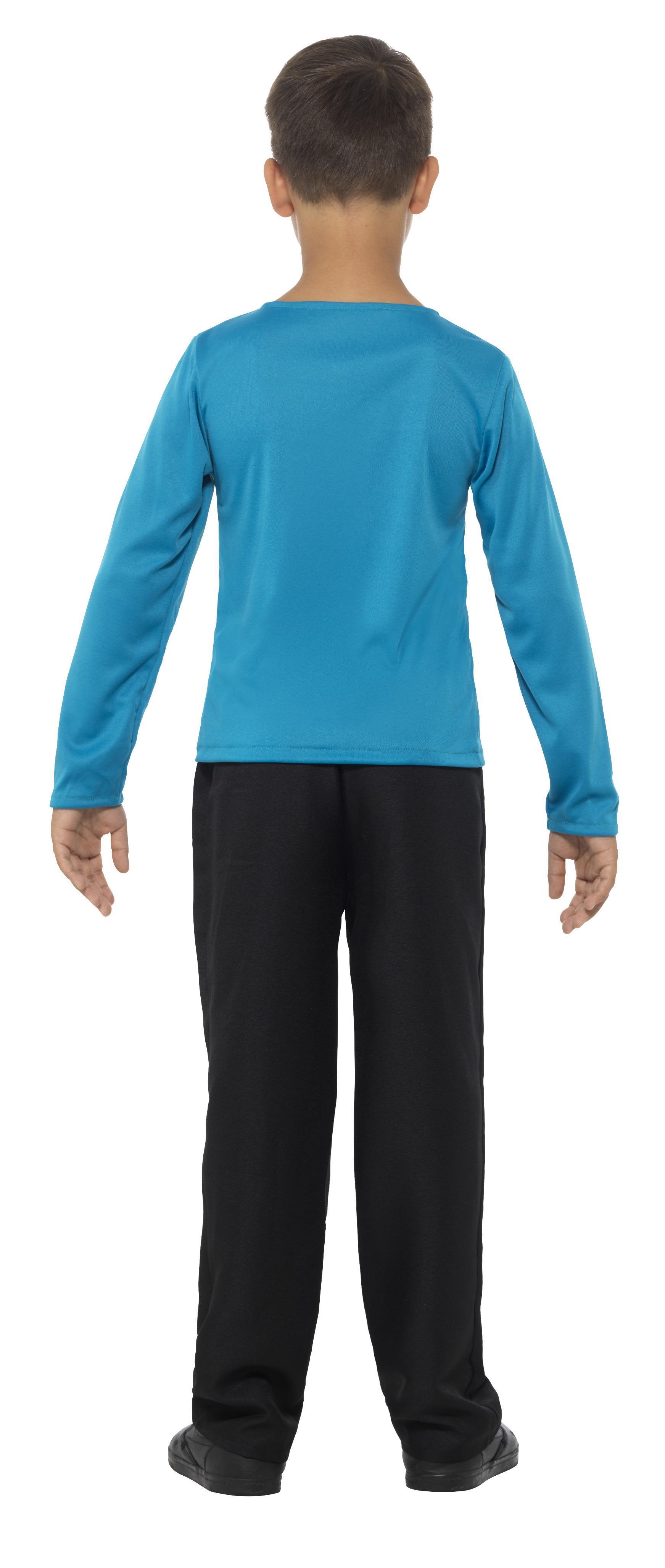 Kids Jumper Blue with Yellow Stripe