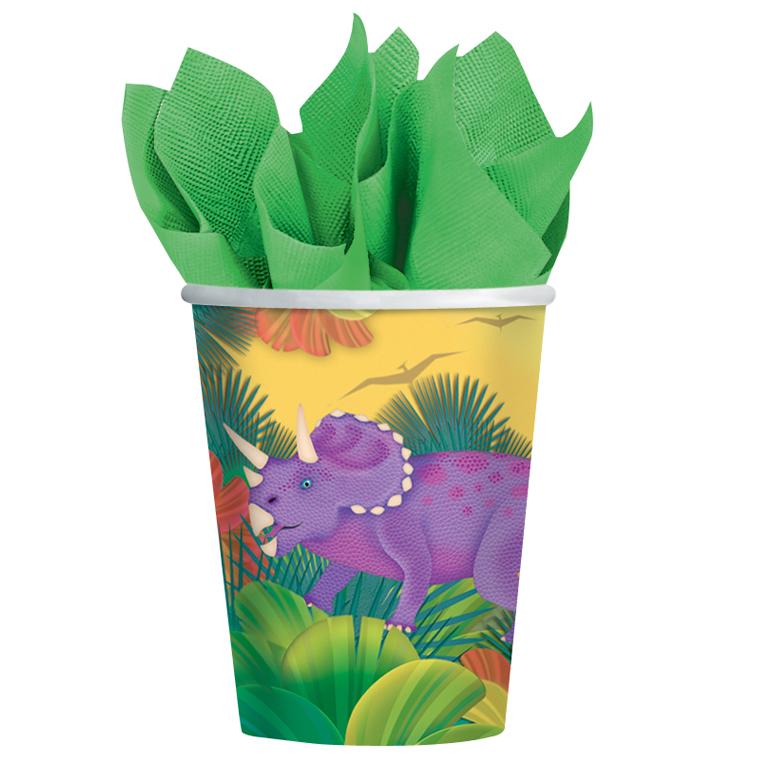 Paper Cups Dinosaur