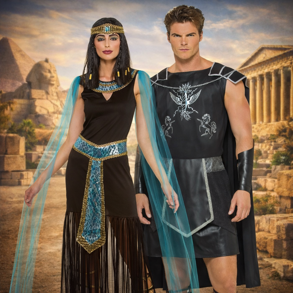 Smiffys Ladies Roman/Greek Goddess Toga Costume - Cleopatra Fancy Dress  (New With Tags)