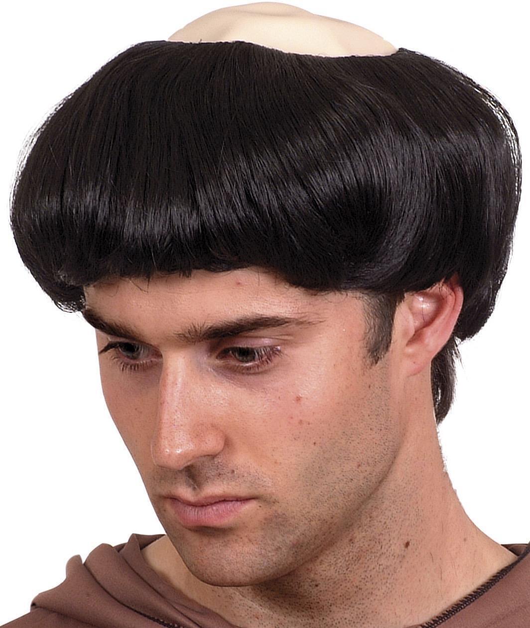 Monks Wig Black