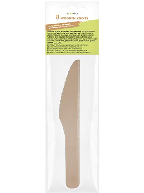 Wooden Knives Pack of 8
