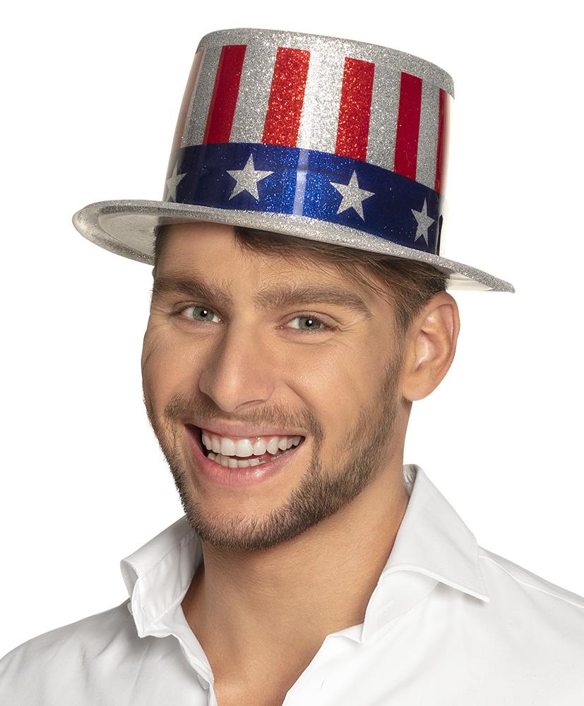 Glitter Top Hat USA
