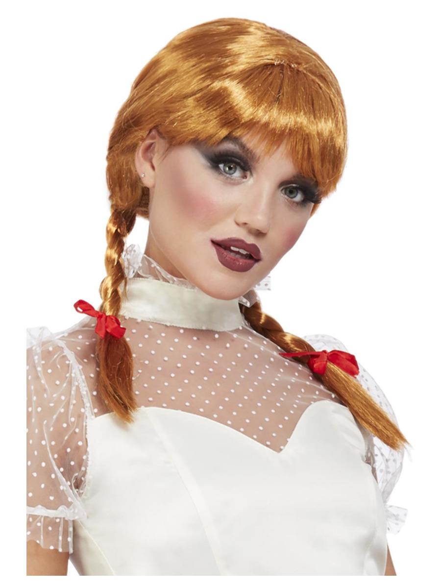 Porcelain Doll Wig Auburn