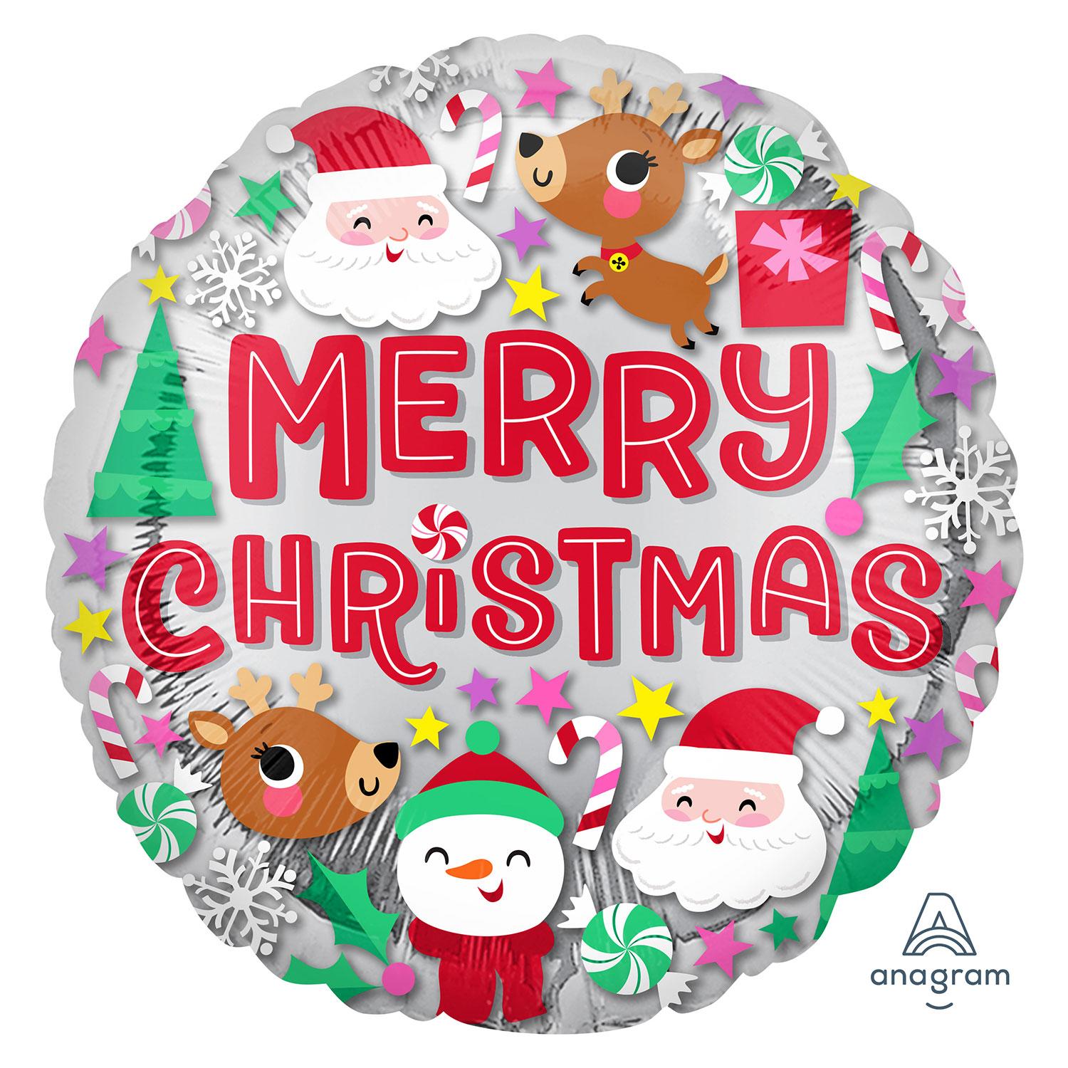 Foil Balloon Christmas Buddies
