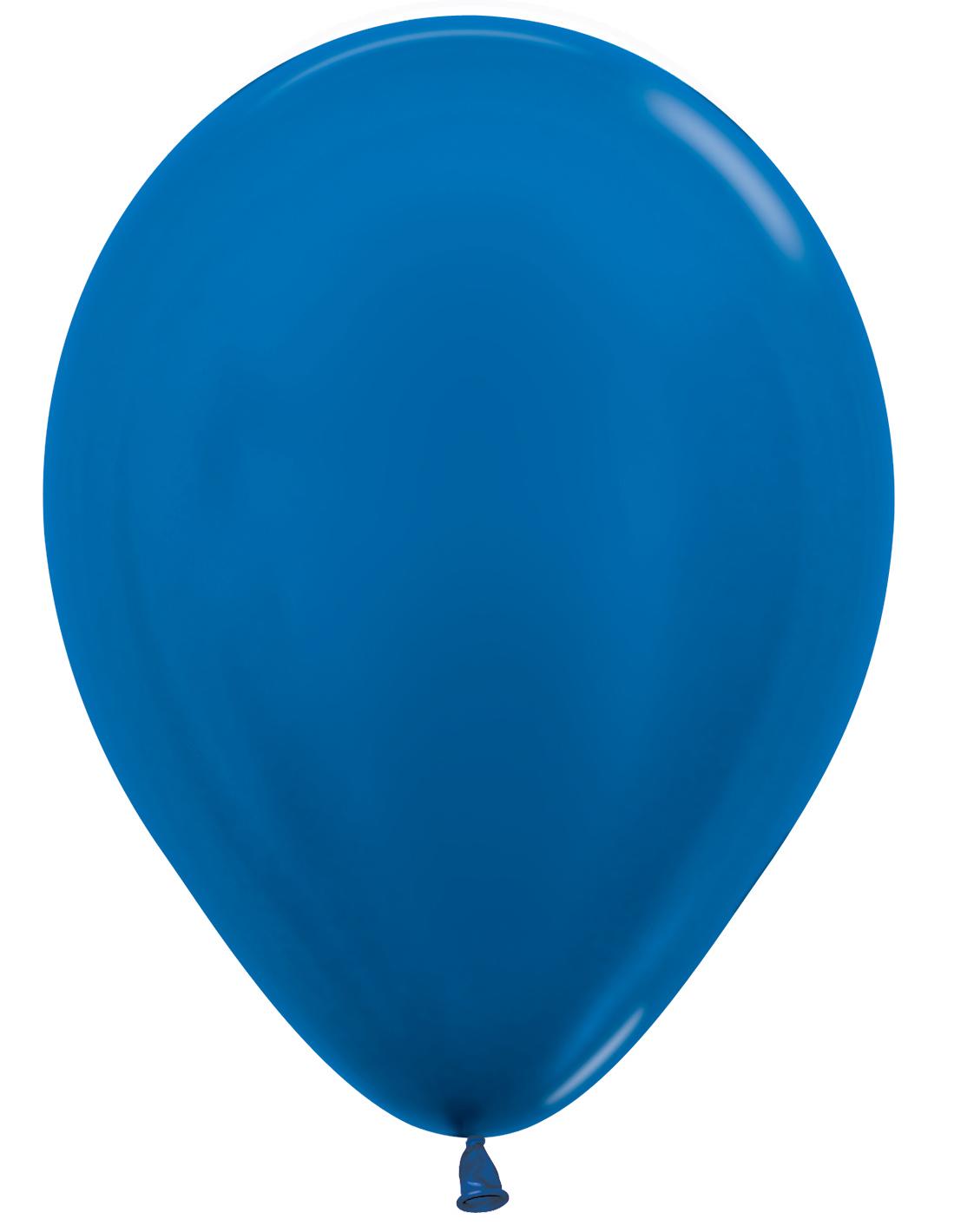 Metallic Latex Balloons Sapphire Blue