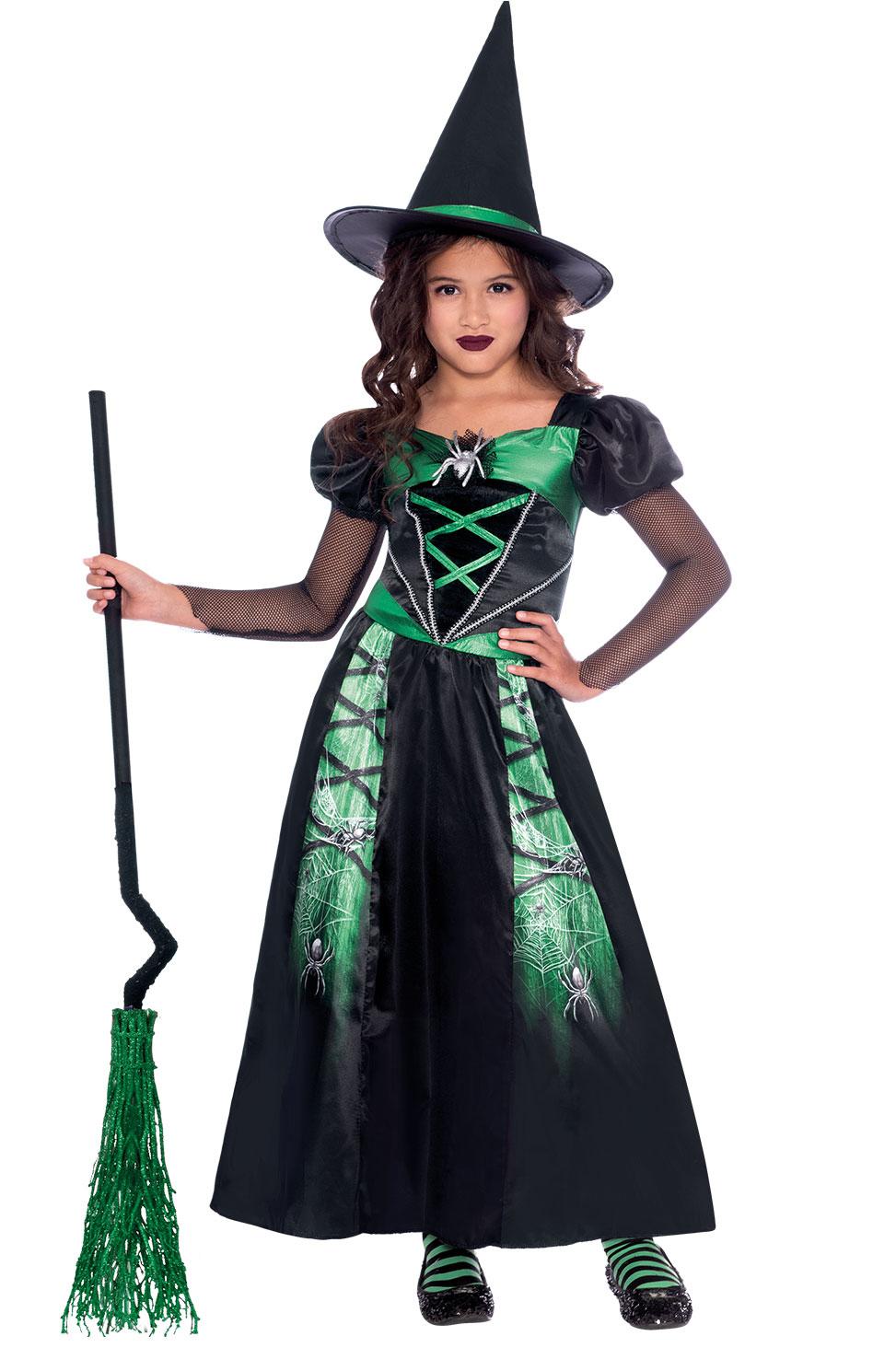 Kids Spider Witch Costume