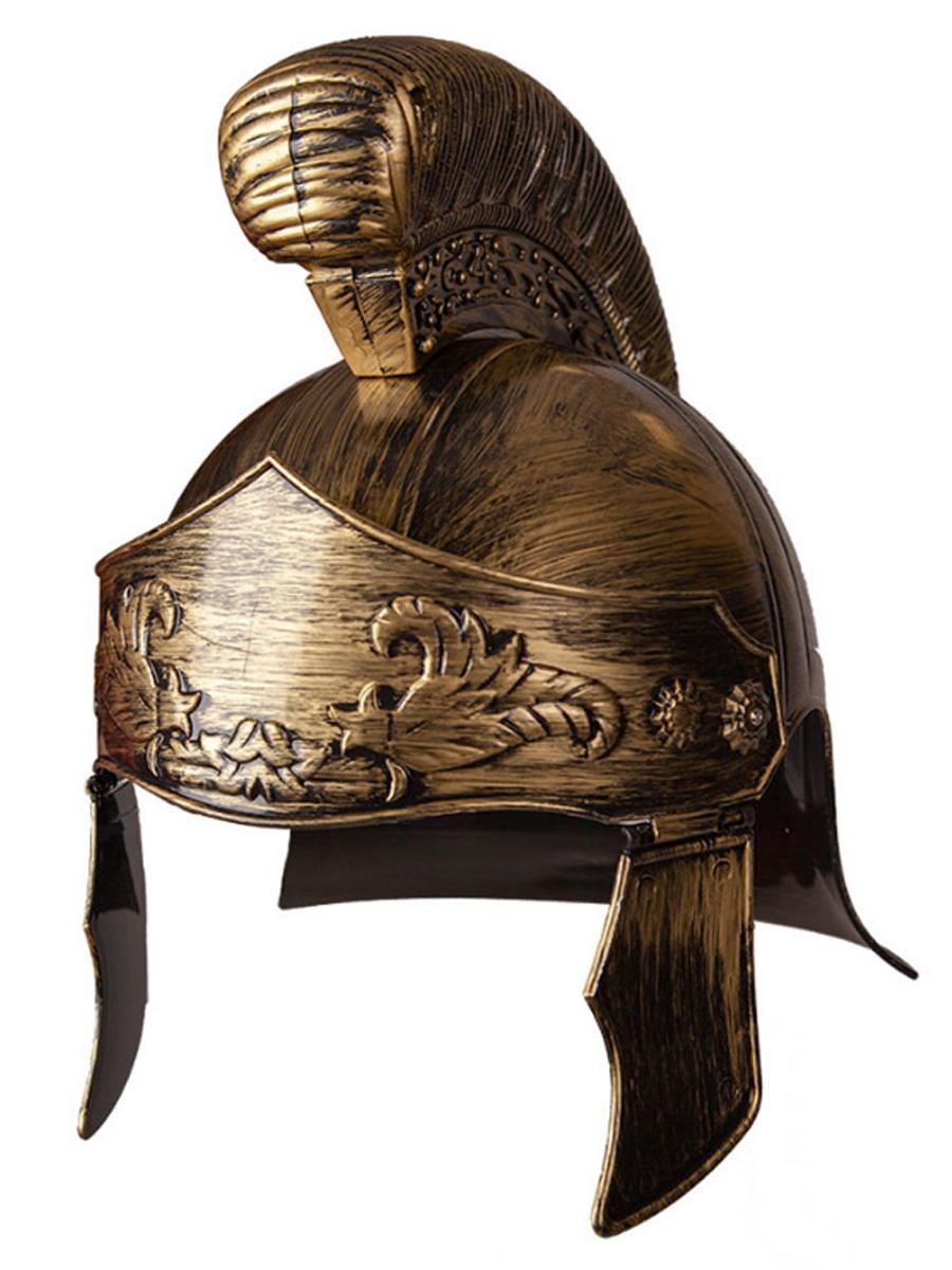 Roman Spartan Helmet Gold