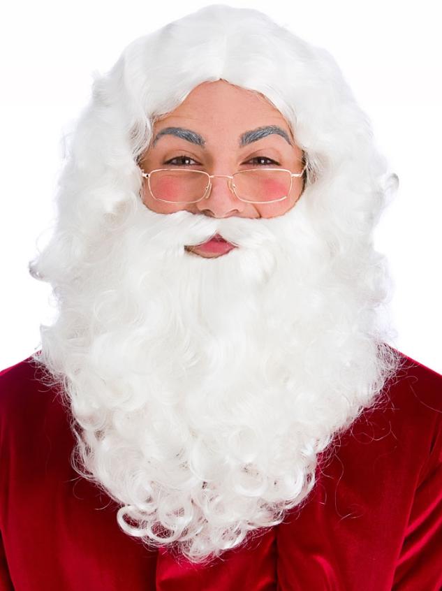 Santa Beard, Wig & Glasses Set