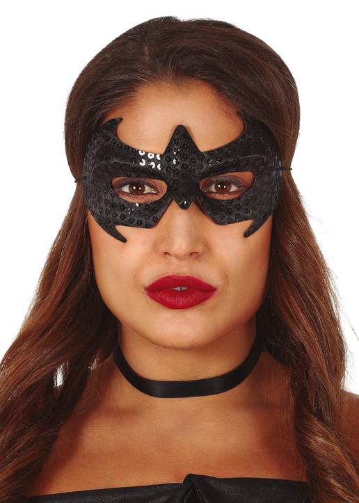 Super hero Bat Eye mask Black