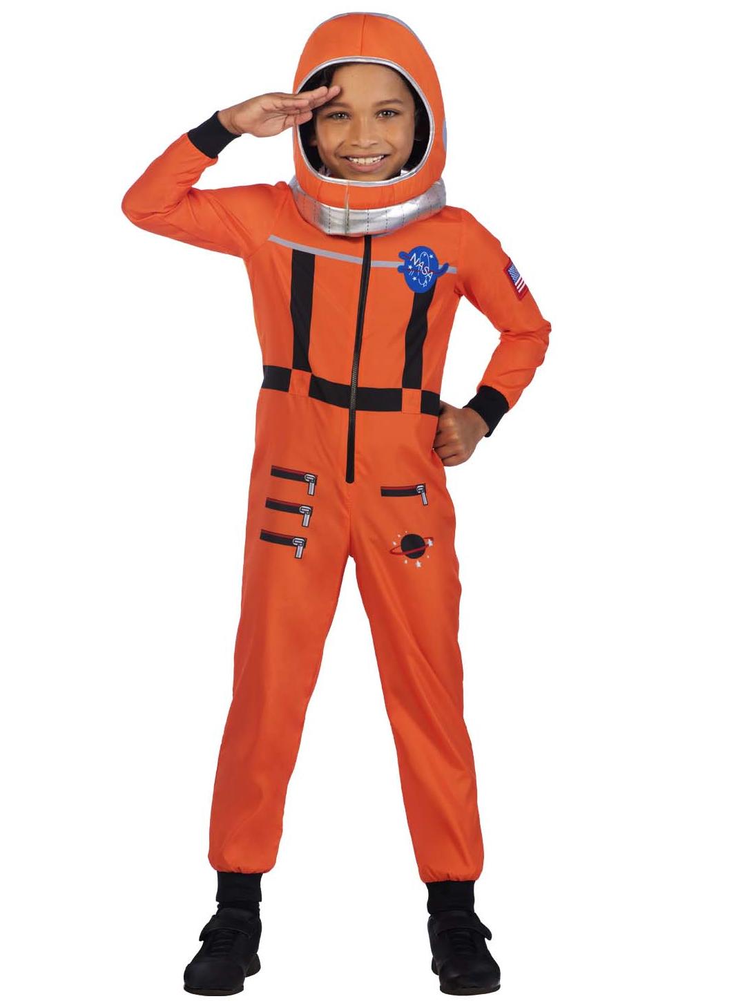 Kids Astronaught Costume Orange