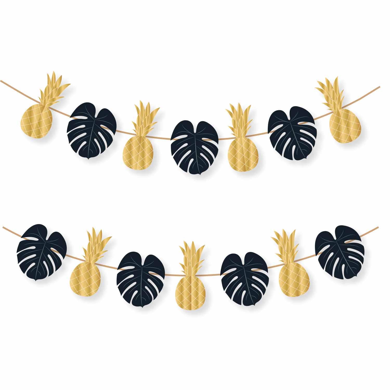 Pineapple and Palm Paper Bunting