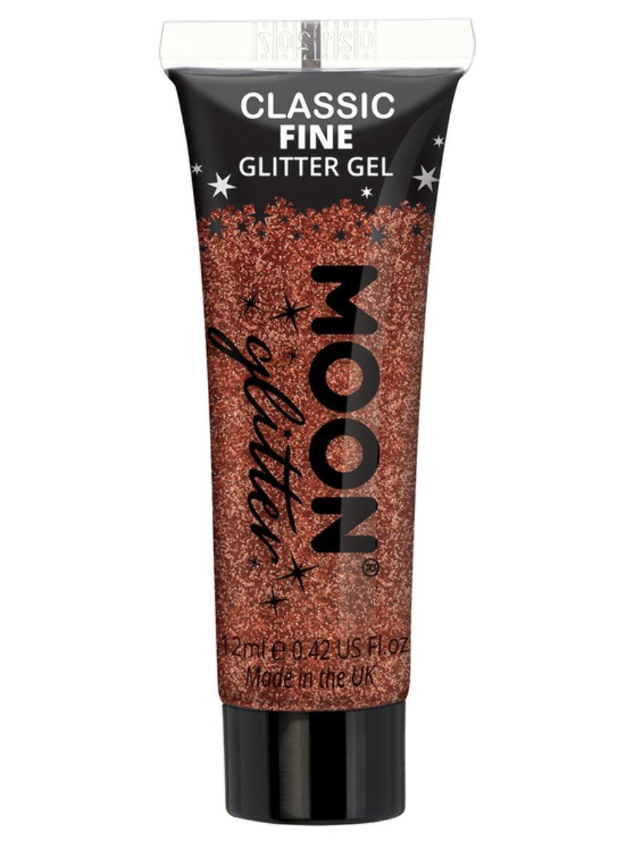Glitter Face & Body Gel Copper Bronze