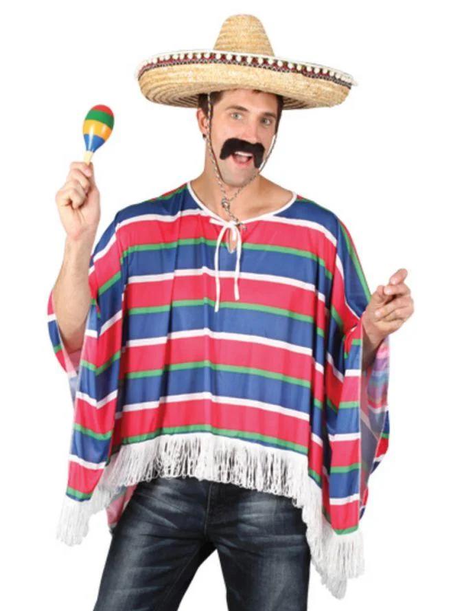 Mexican Poncho Multi coloured