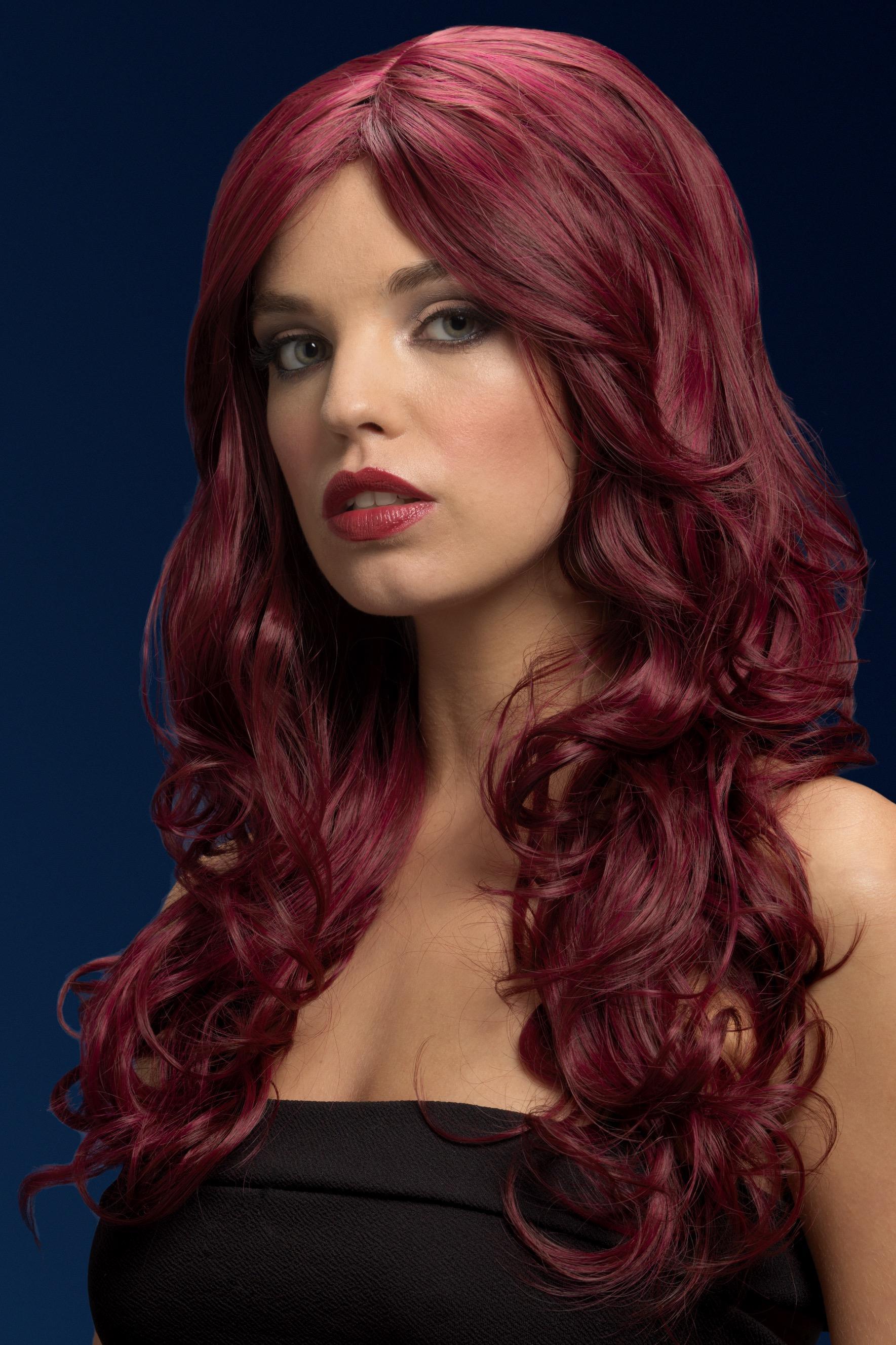 Fever Nicole Wig Burgundy Red