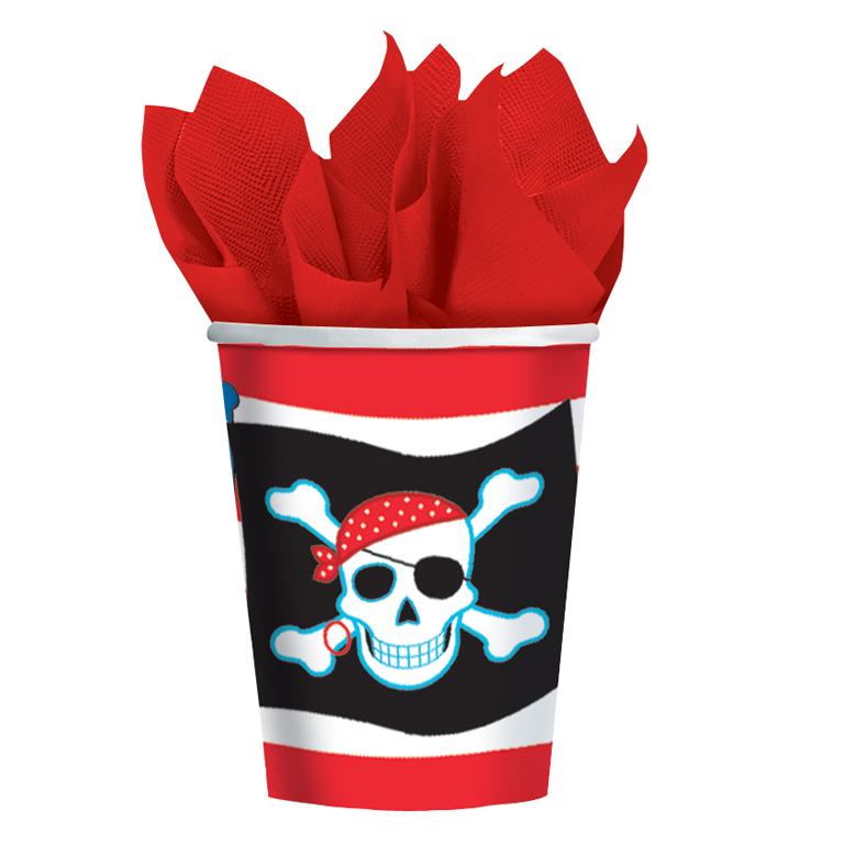 Paper Cups Pirate Party