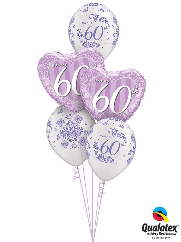 60th Anniversary Classic Balloon Bouquet