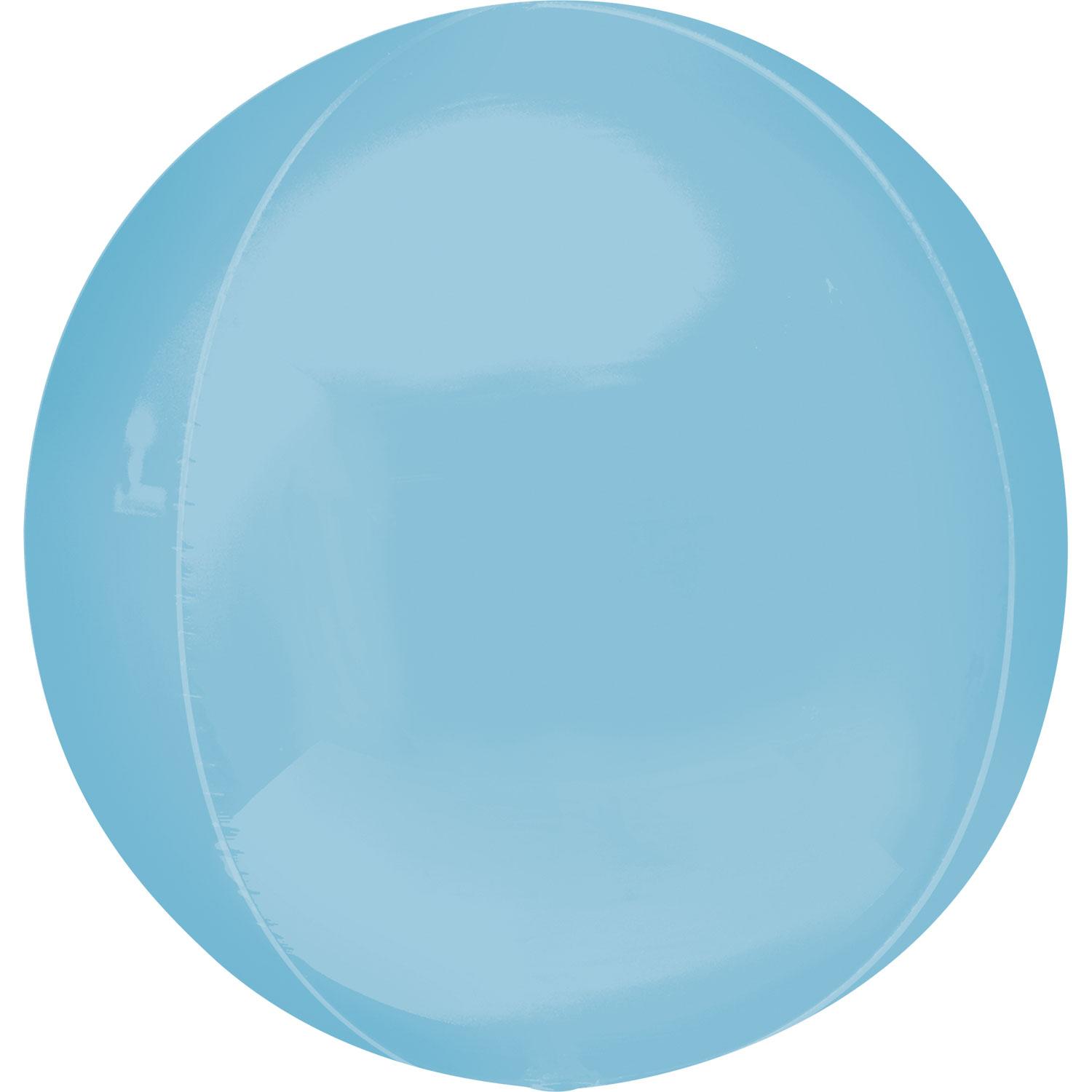 Orbz Foil Balloon Pastel Blue