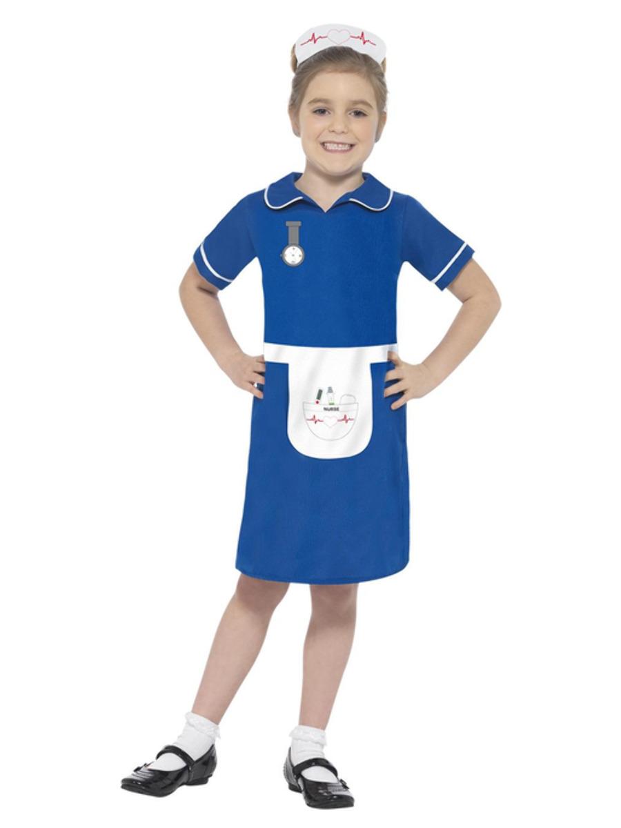 Kids Nurse Costume Blue