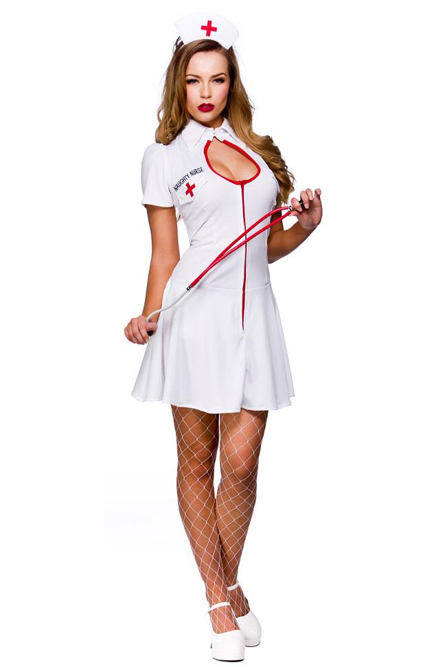 Naughty Nurse Costume White
