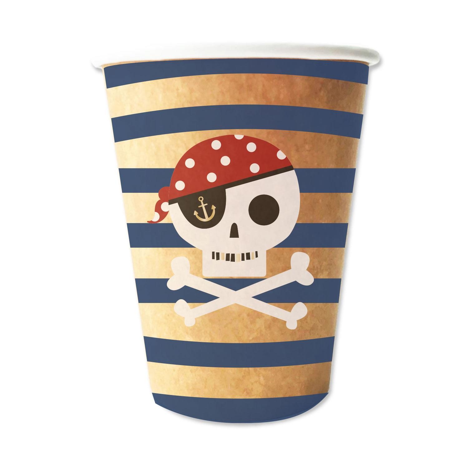 Treasure Island Pirate Paper Cups