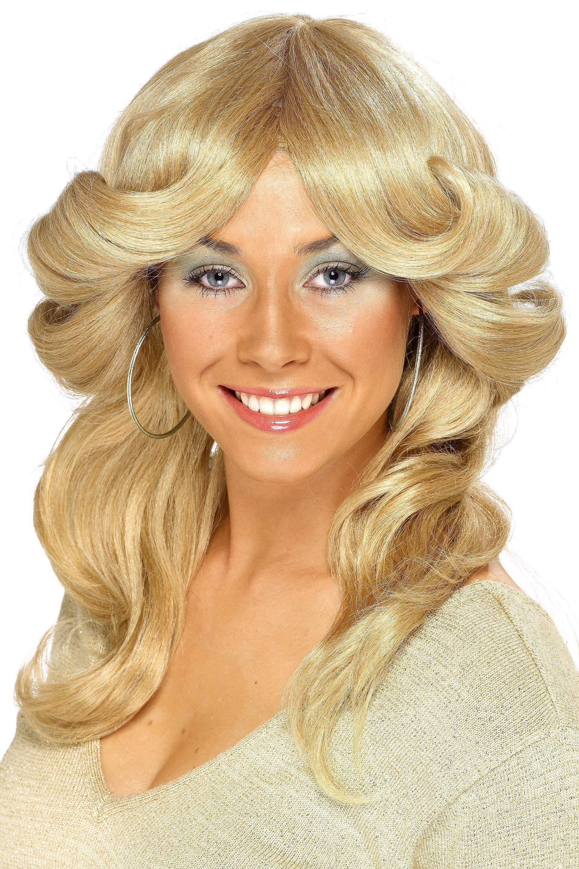 70s Flick Wig Blonde