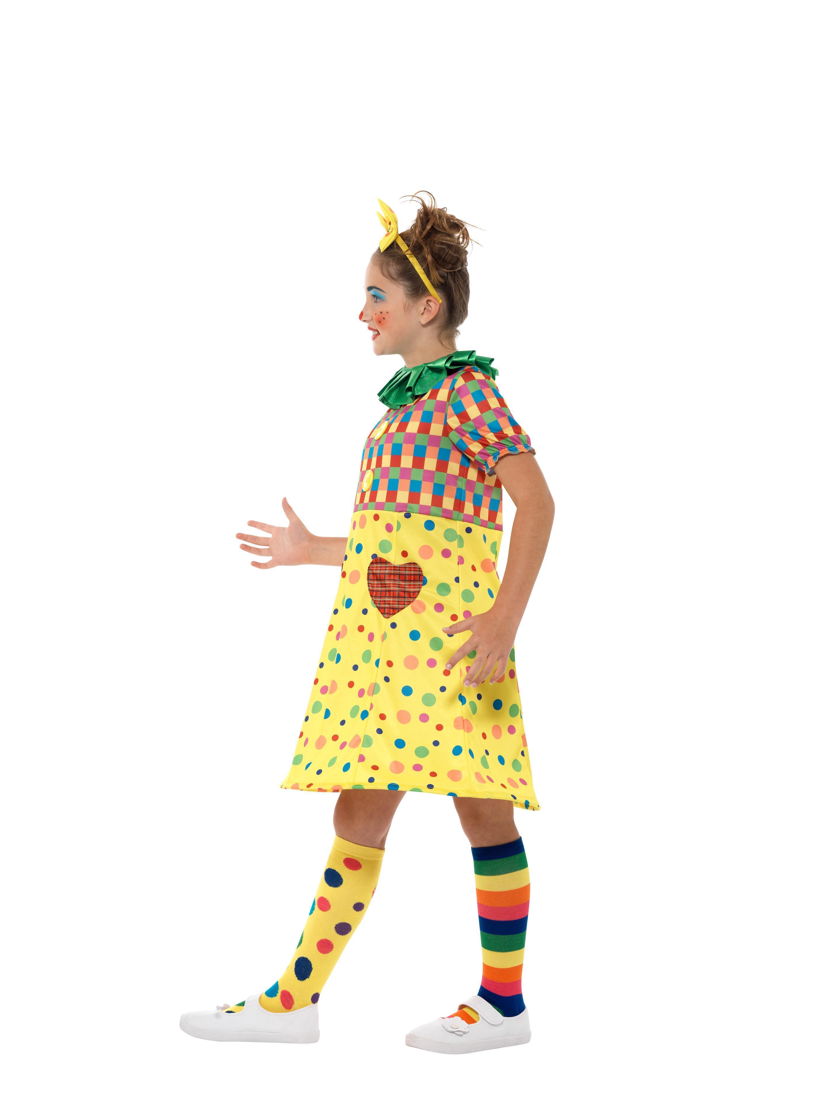 Kids Clown Girl Costume