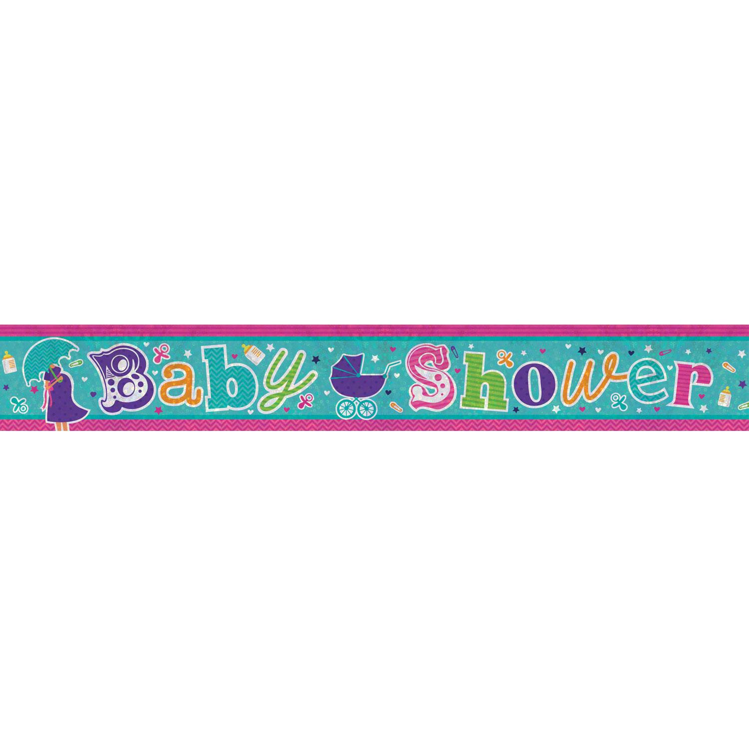 Holographic Banner Baby Shower