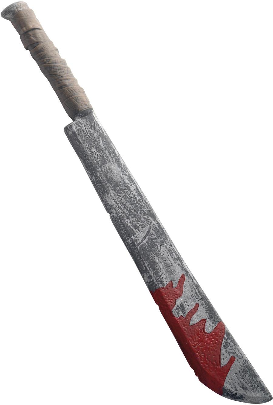 Blood Stained Chopper Knife