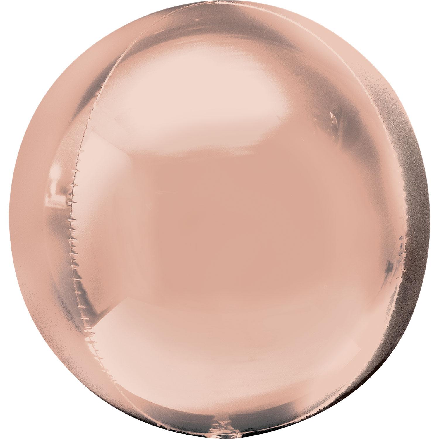 Orbz Foil Balloon Metallic Rose Gold